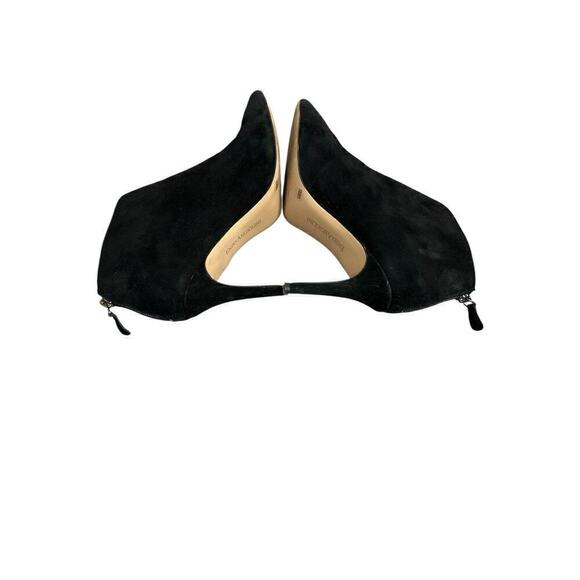 Enzo Angiolini Ruthely Black Suede Pointy Toe Boots Booties Sz 8.5 - Picture 4 of 7